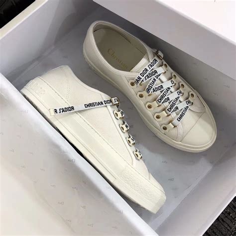 Women's CHRISTIAN DIOR White Sneakers & Athletic Shoes